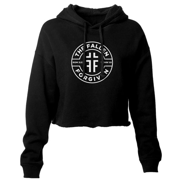 Badge Cropped Hoodie