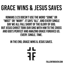 Load image into Gallery viewer, Grace Wins &amp; Jesus Saves
